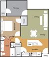 One Bedroom POB2